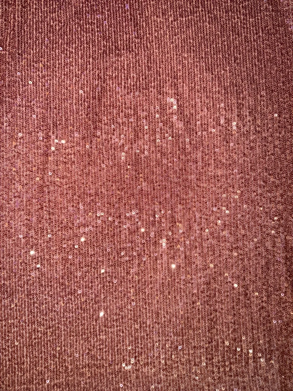 Anne Klein Berry Rose Pink Sequin Short Sleeve Top - Picture 3 of 5